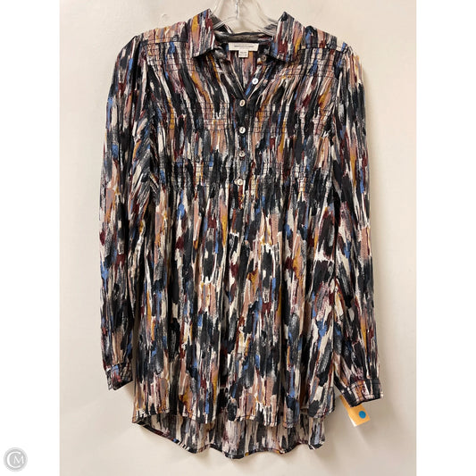 Tunic Long Sleeve By Beachlunchlounge In Multi-colored, Size: Xs