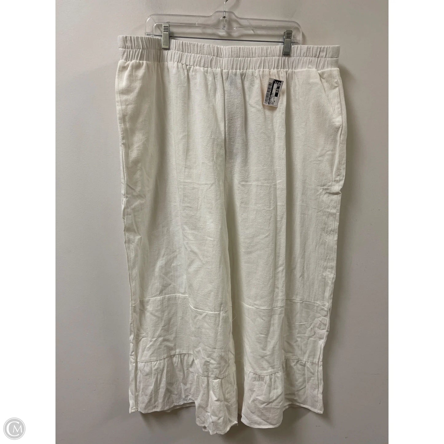 Pants Wide Leg By Emery Rose In White, Size: 26