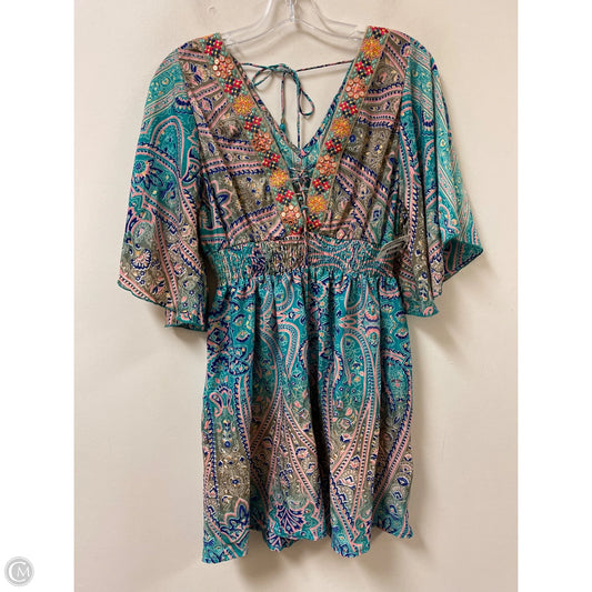 Swimwear Cover-up By Clothes Mentor In Multi-colored, Size: S