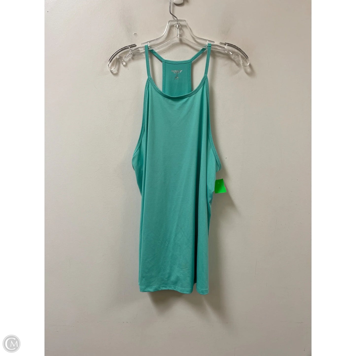 Athletic Tank Top By Old Navy In Green, Size: Xl