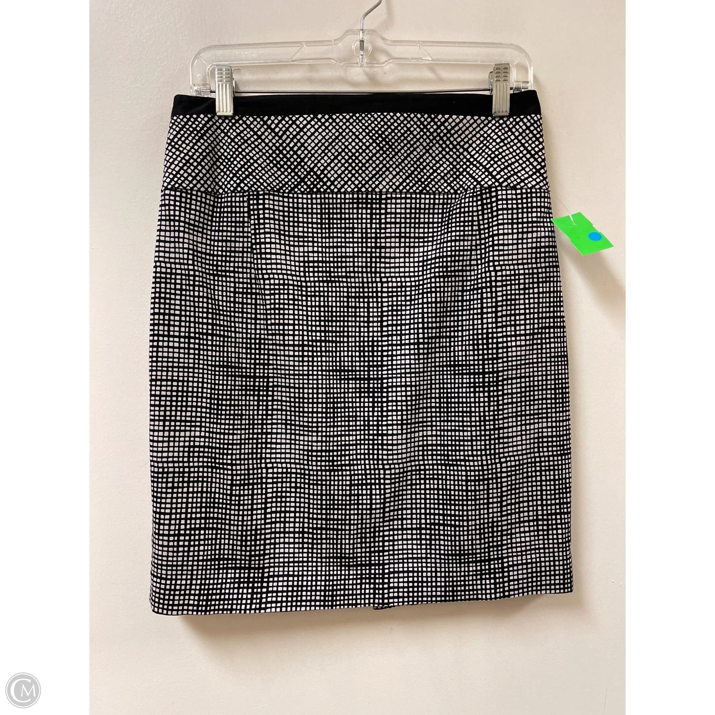 Skirt Midi By Express Design Studio In Black & White, Size: 8