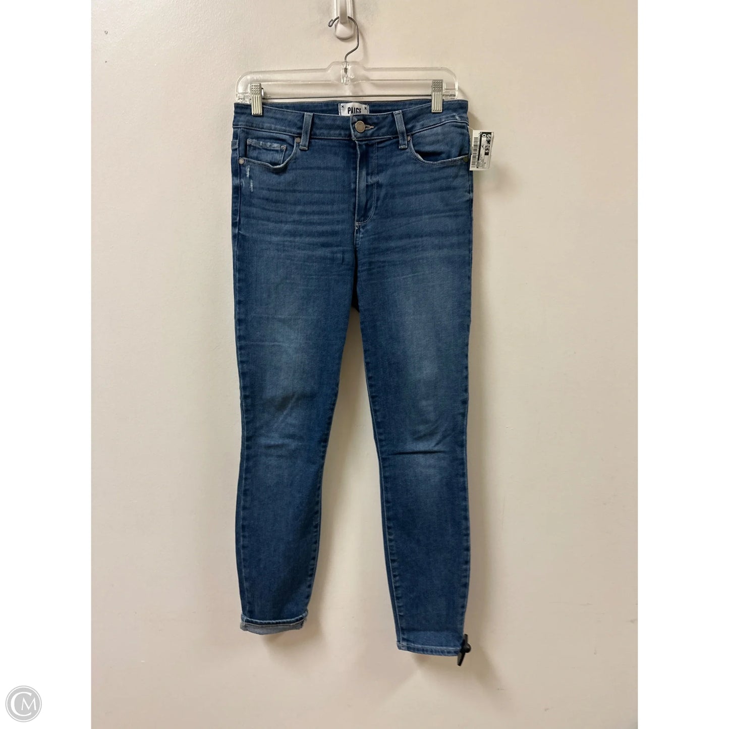 Jeans Skinny By Paige In Blue Denim, Size: 6