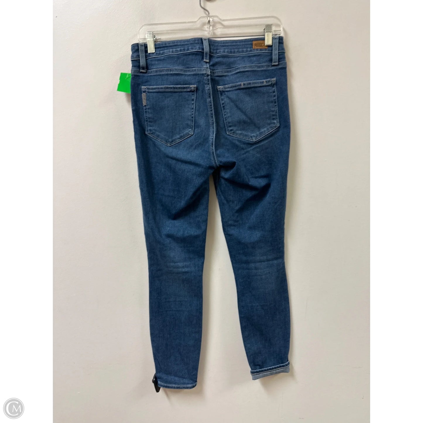 Jeans Skinny By Paige In Blue Denim, Size: 6