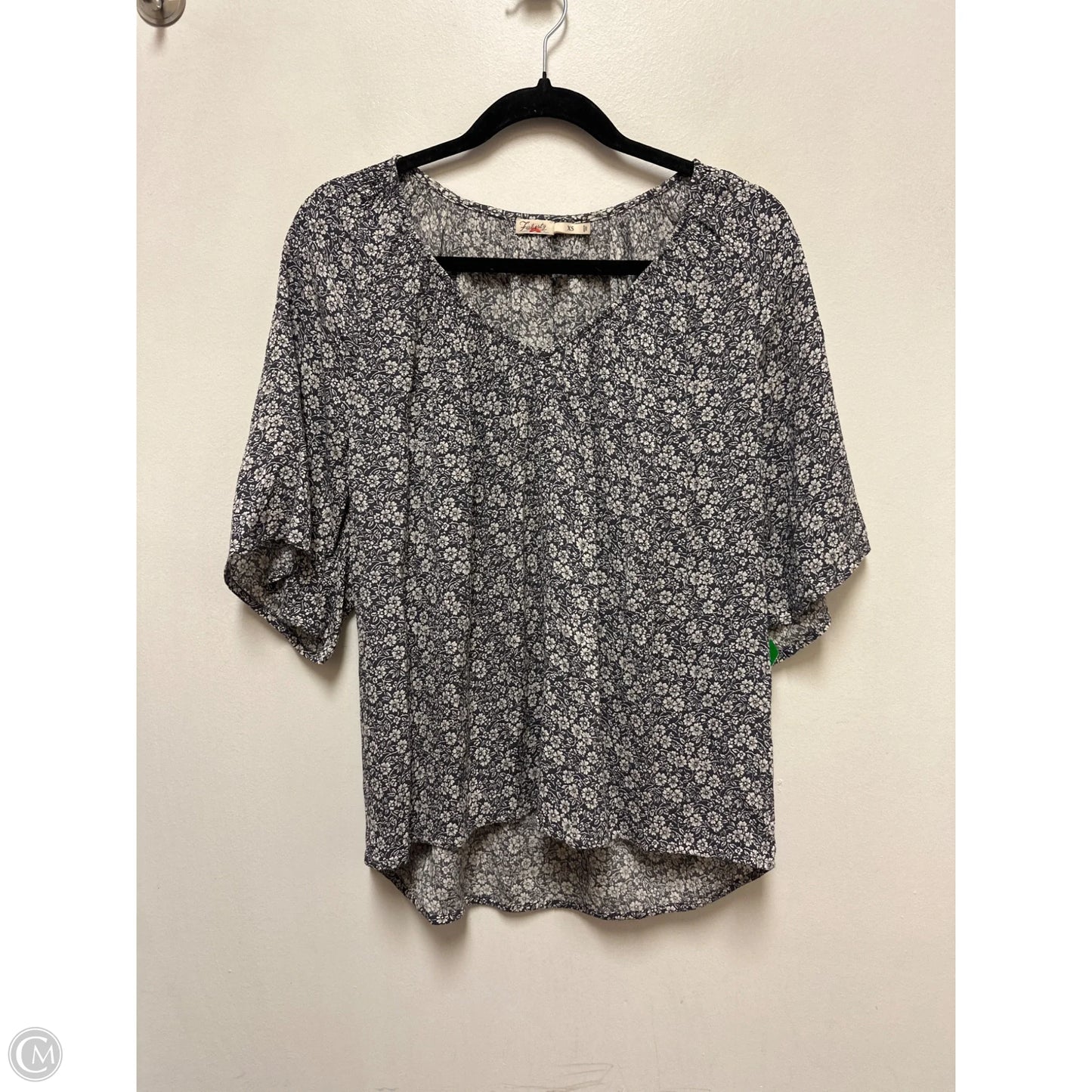 Top Short Sleeve By Faherty In Floral Print, Size: Xs