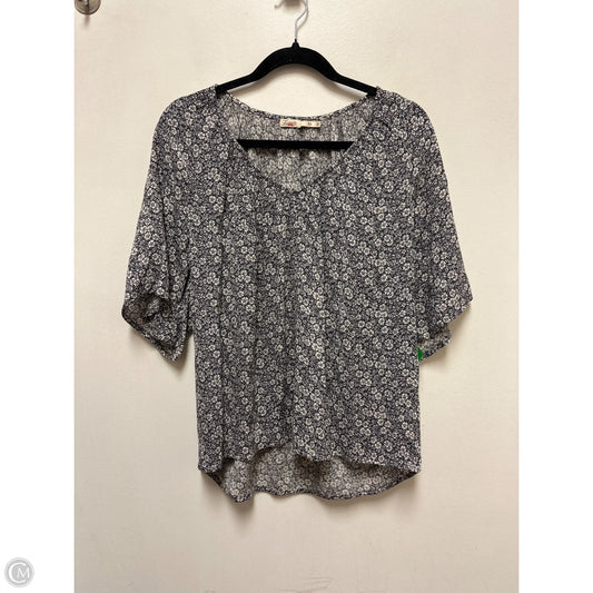 Top Short Sleeve By Faherty In Floral Print, Size: Xs
