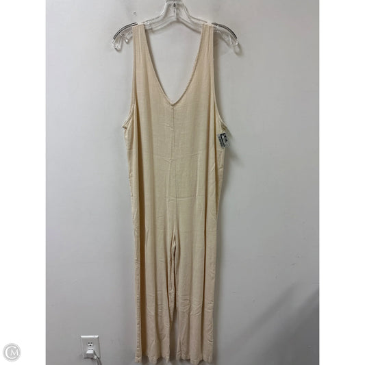 Jumpsuit By Carly Jean In Cream, Size: L