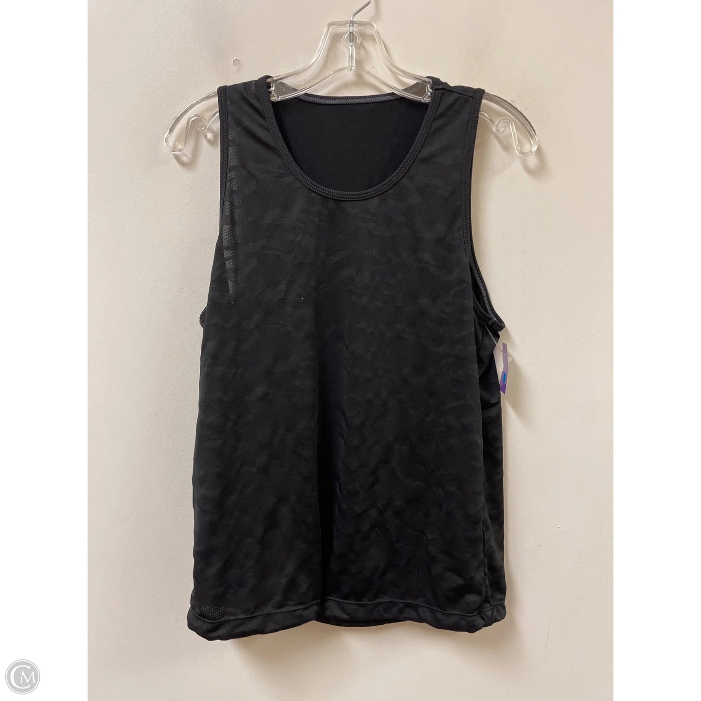 Athletic Top Short Sleeve By Clothes Mentor In Black, Size: S