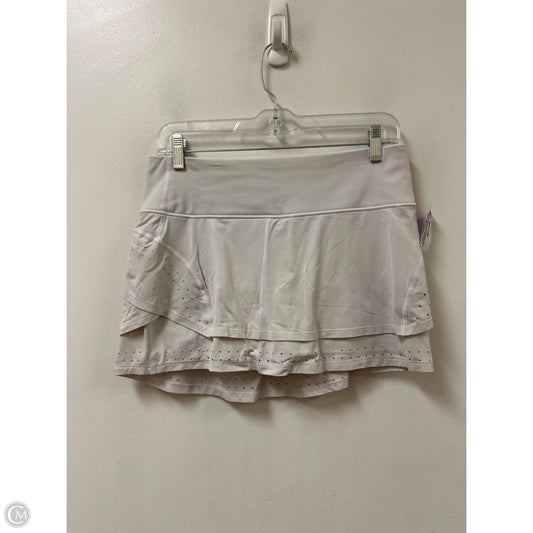 Athletic Skort By Athleta In Cream, Size: S