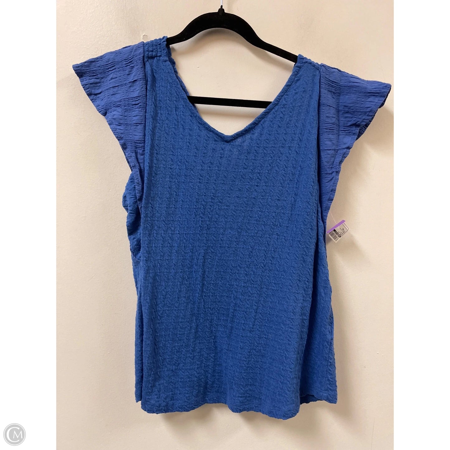 Top Short Sleeve By Maurices In Blue, Size: Xl