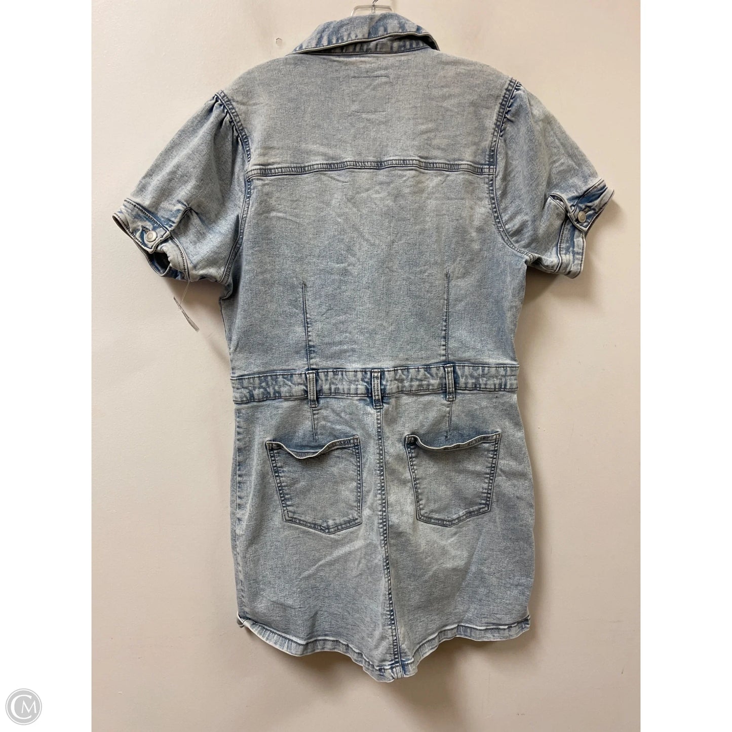 Dress Casual Short By Celebrity Pink In Blue, Size: Xl