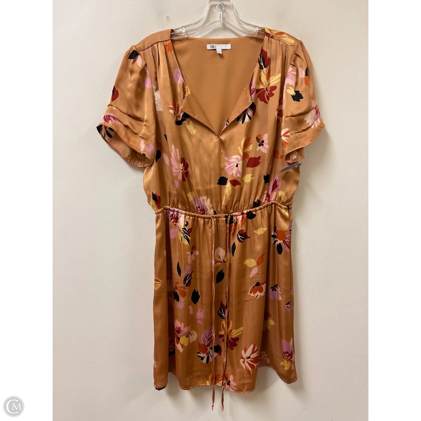 Dress Casual Short By Dr2 In Tan, Size: L