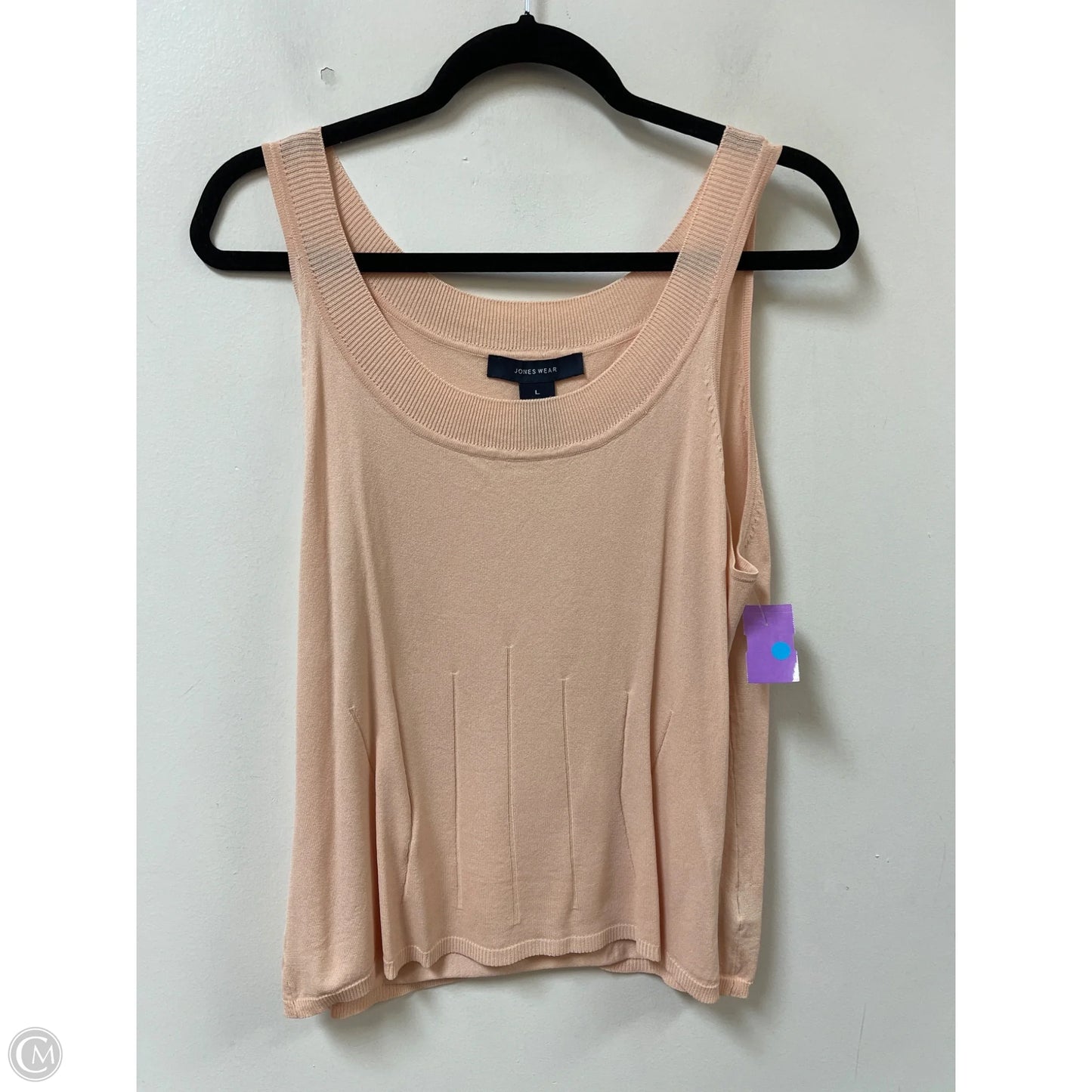 Tank Top By Jones Wear In Pink, Size: L