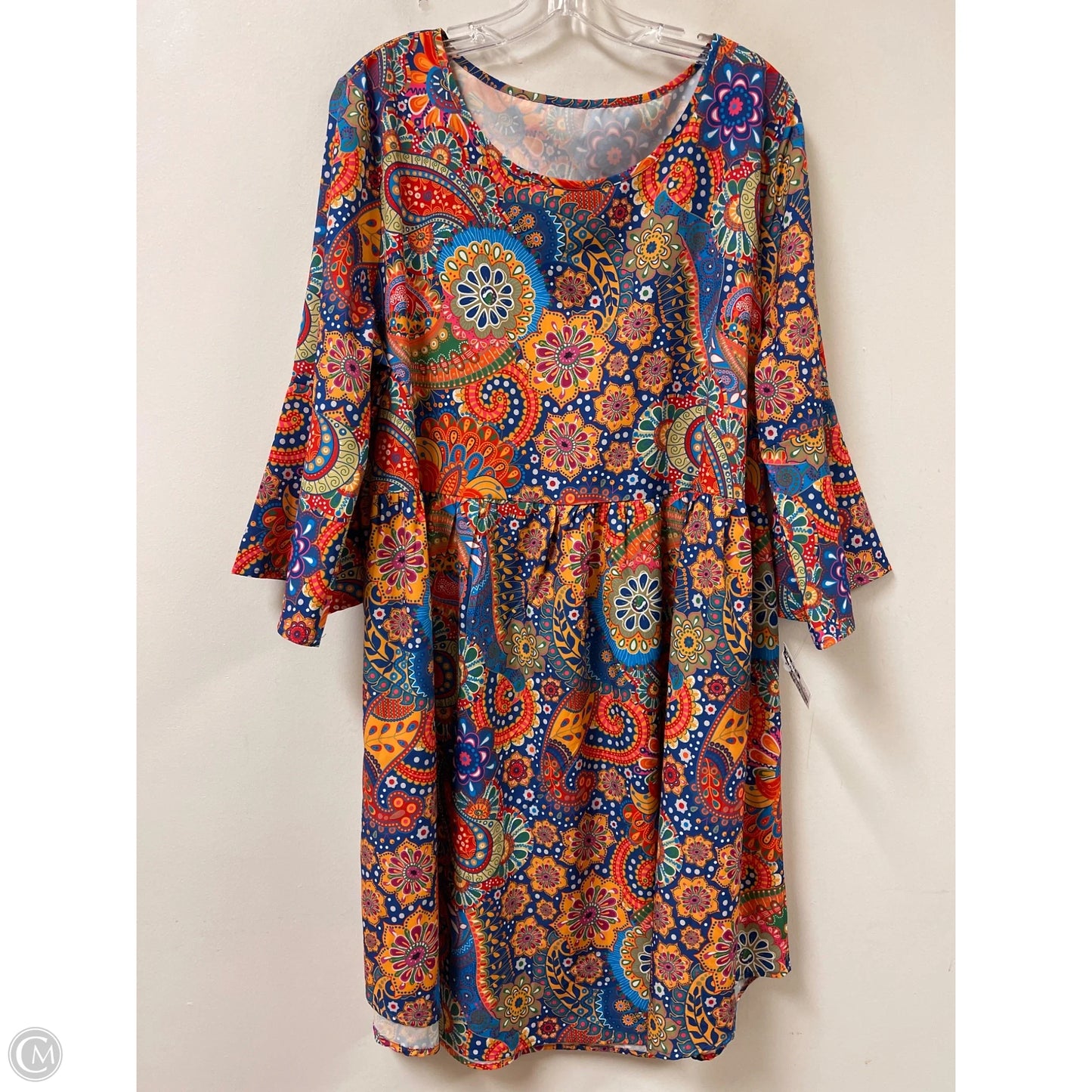 Dress Casual Short By Clothes Mentor In Floral Print, Size: 1x