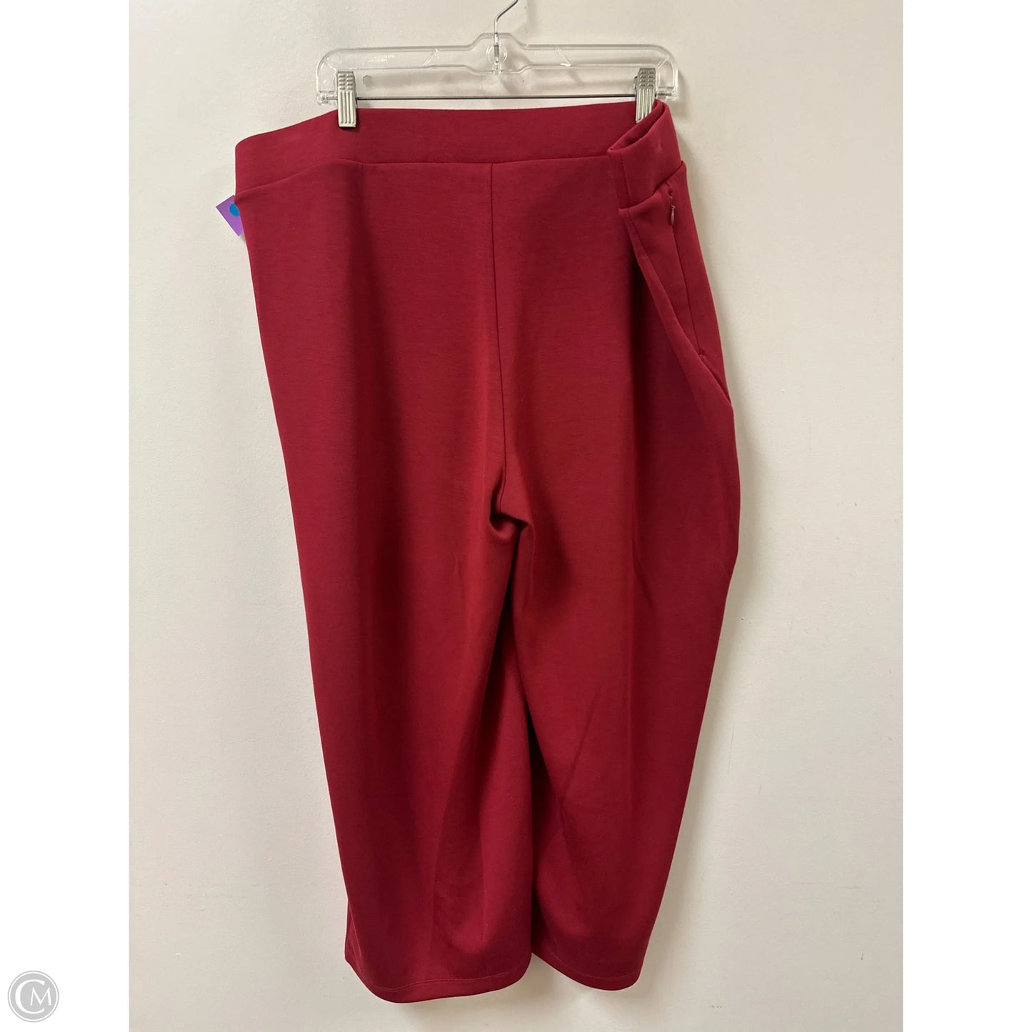 Pants Wide Leg By Chicos In Red, Size: 20