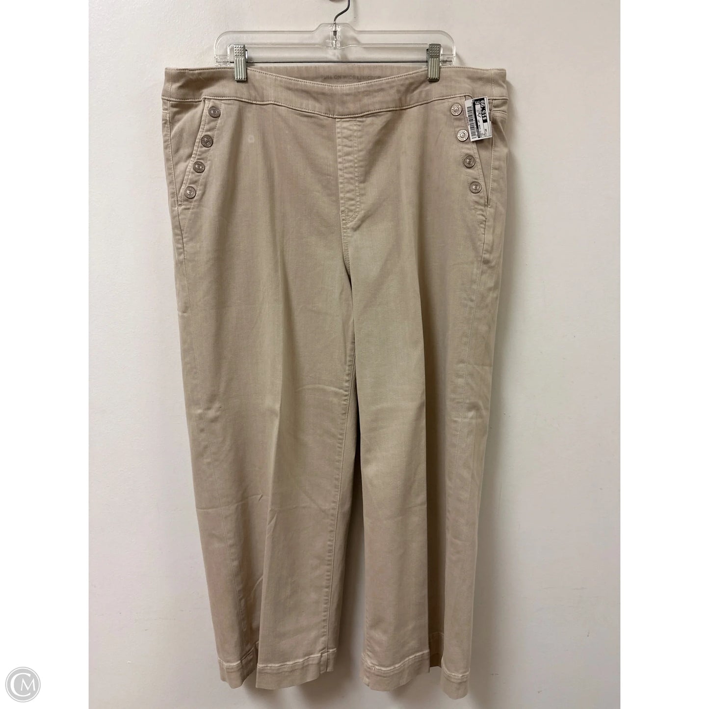 Pants Wide Leg By Chicos In Tan, Size: 20