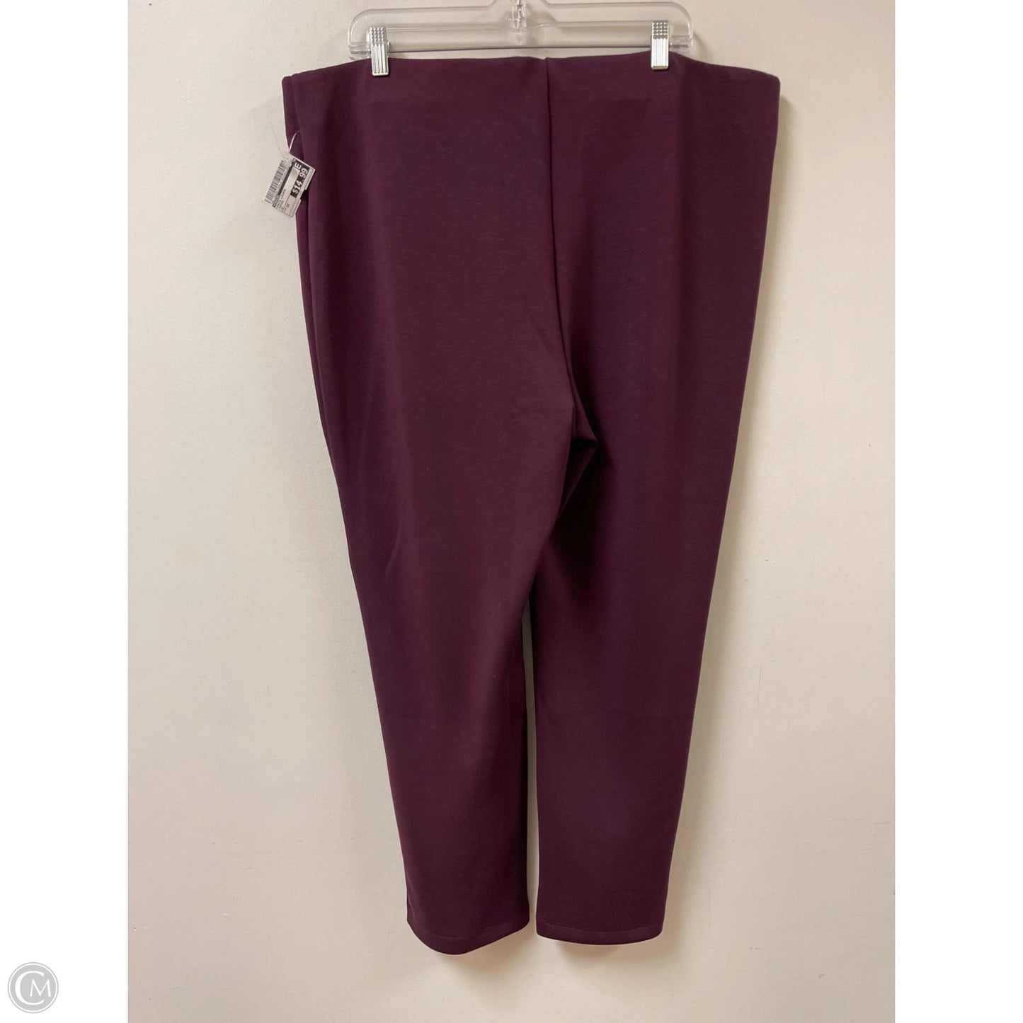 Pants Lounge By Chicos In Maroon, Size: 20