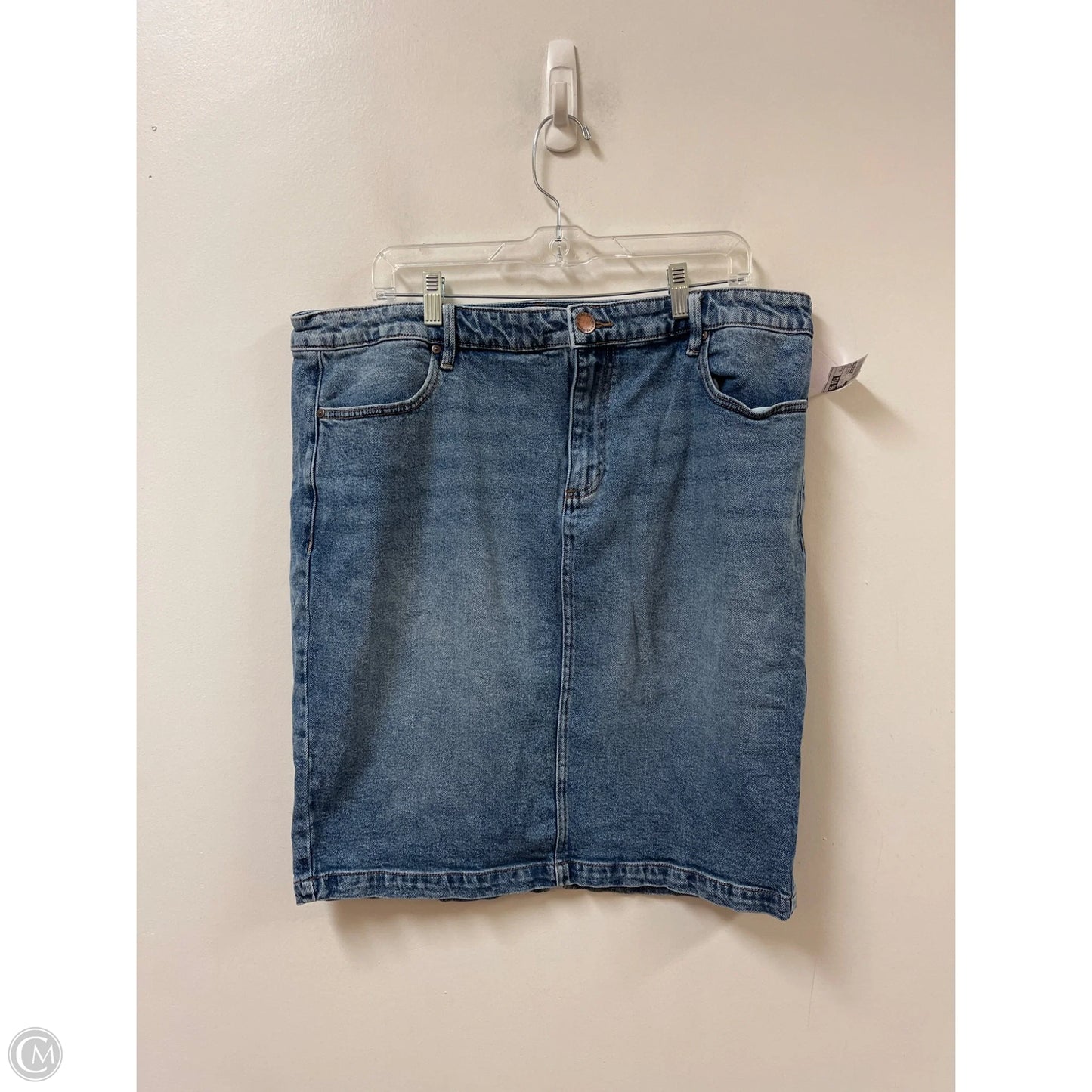 Skirt Mini & Short By Lane Bryant In Blue Denim, Size: 20