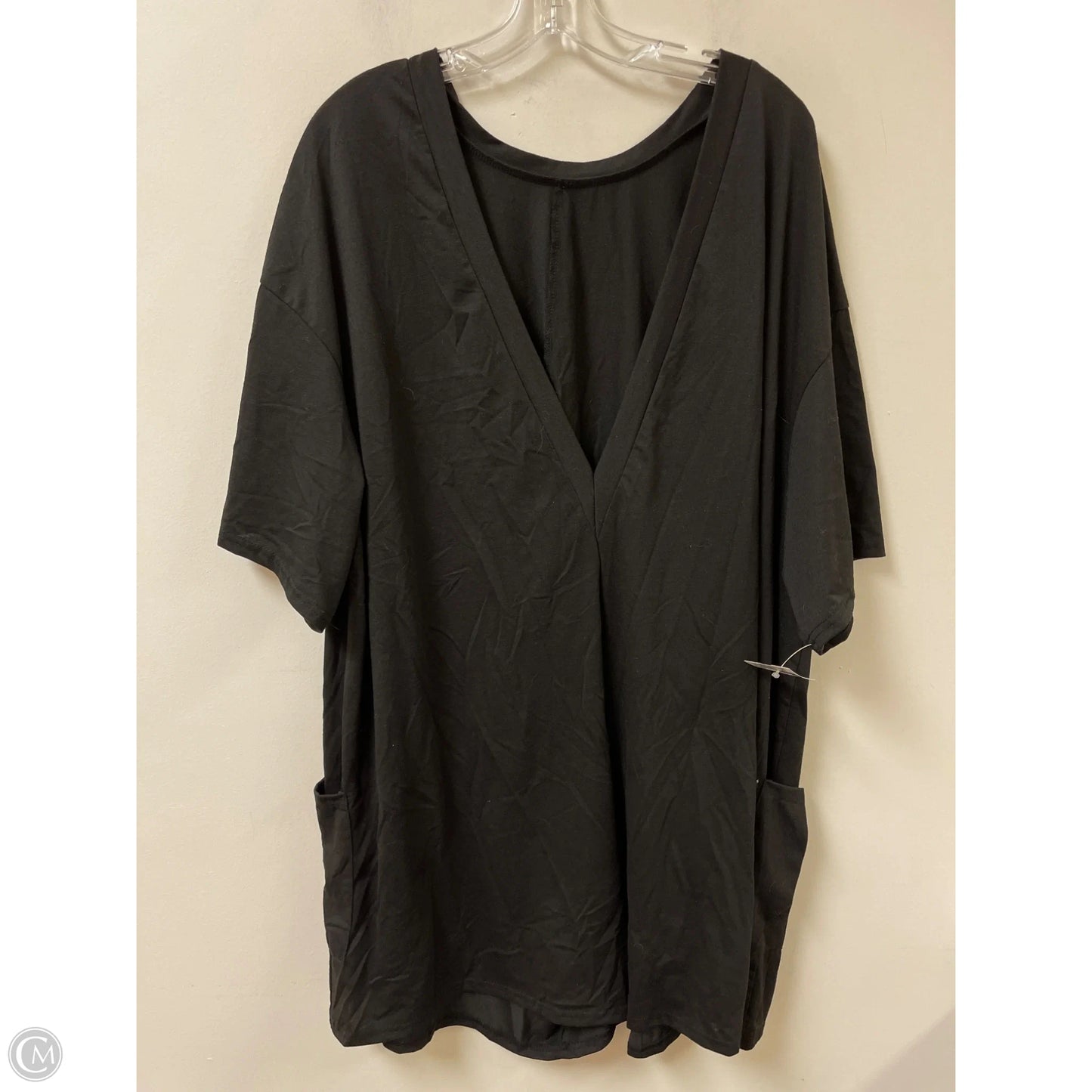 Romper By Shein In Black, Size: 4x