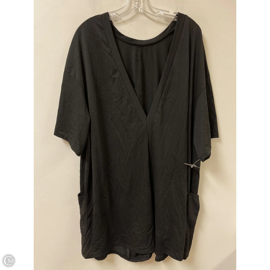 Romper By Shein In Black, Size: 4x