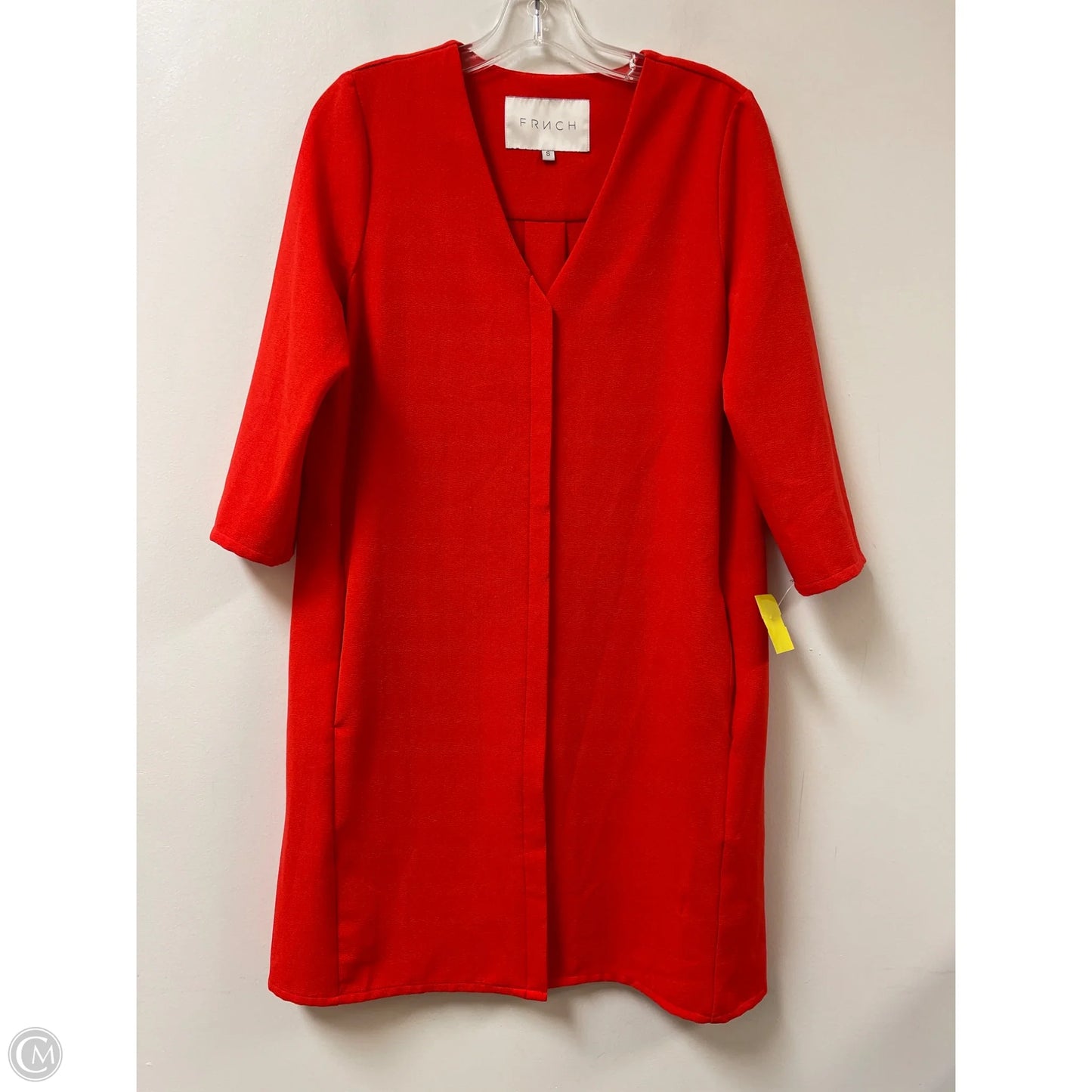 Dress Casual Short By Frnch In Orange, Size: S