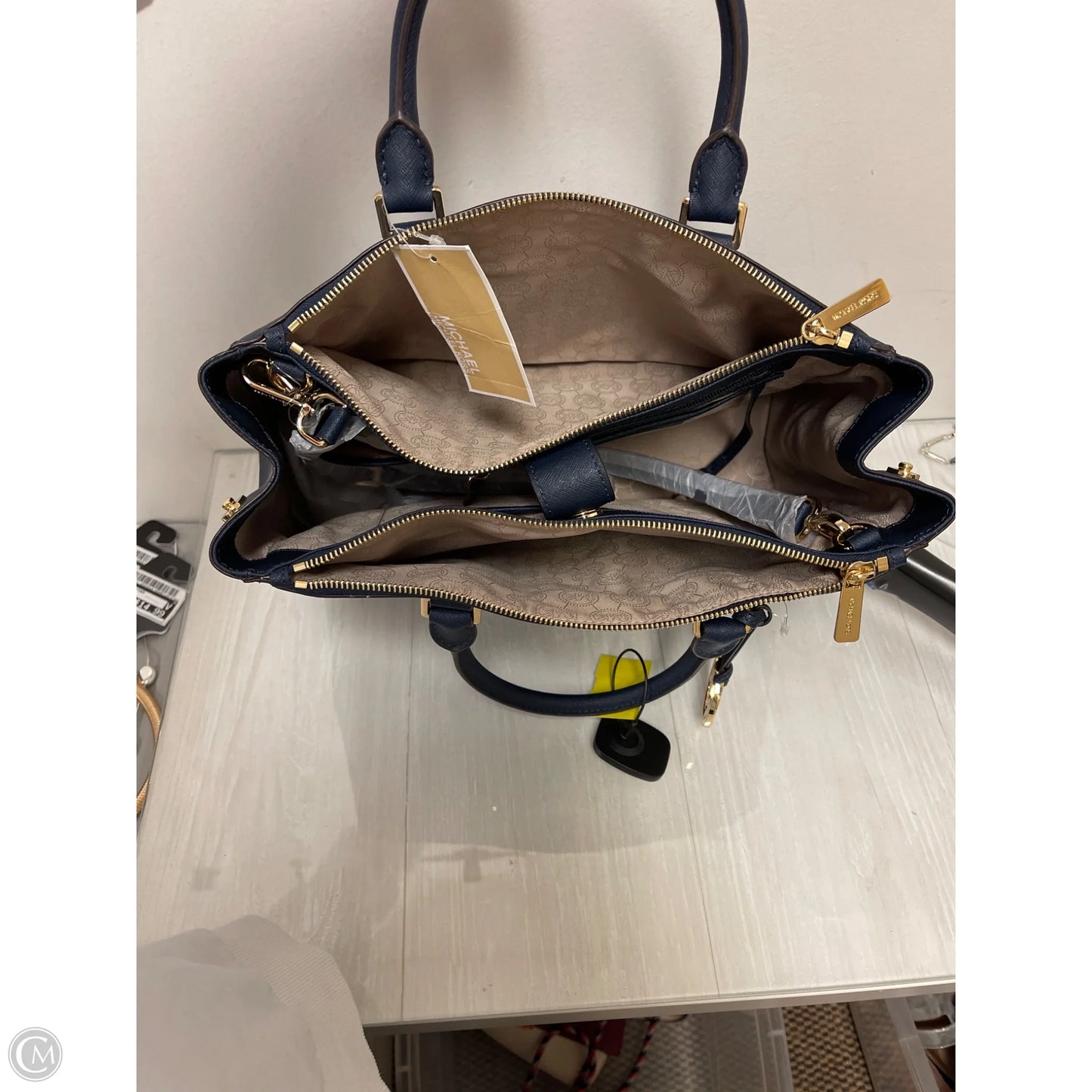 Handbag Designer By Michael Kors, Size: Large