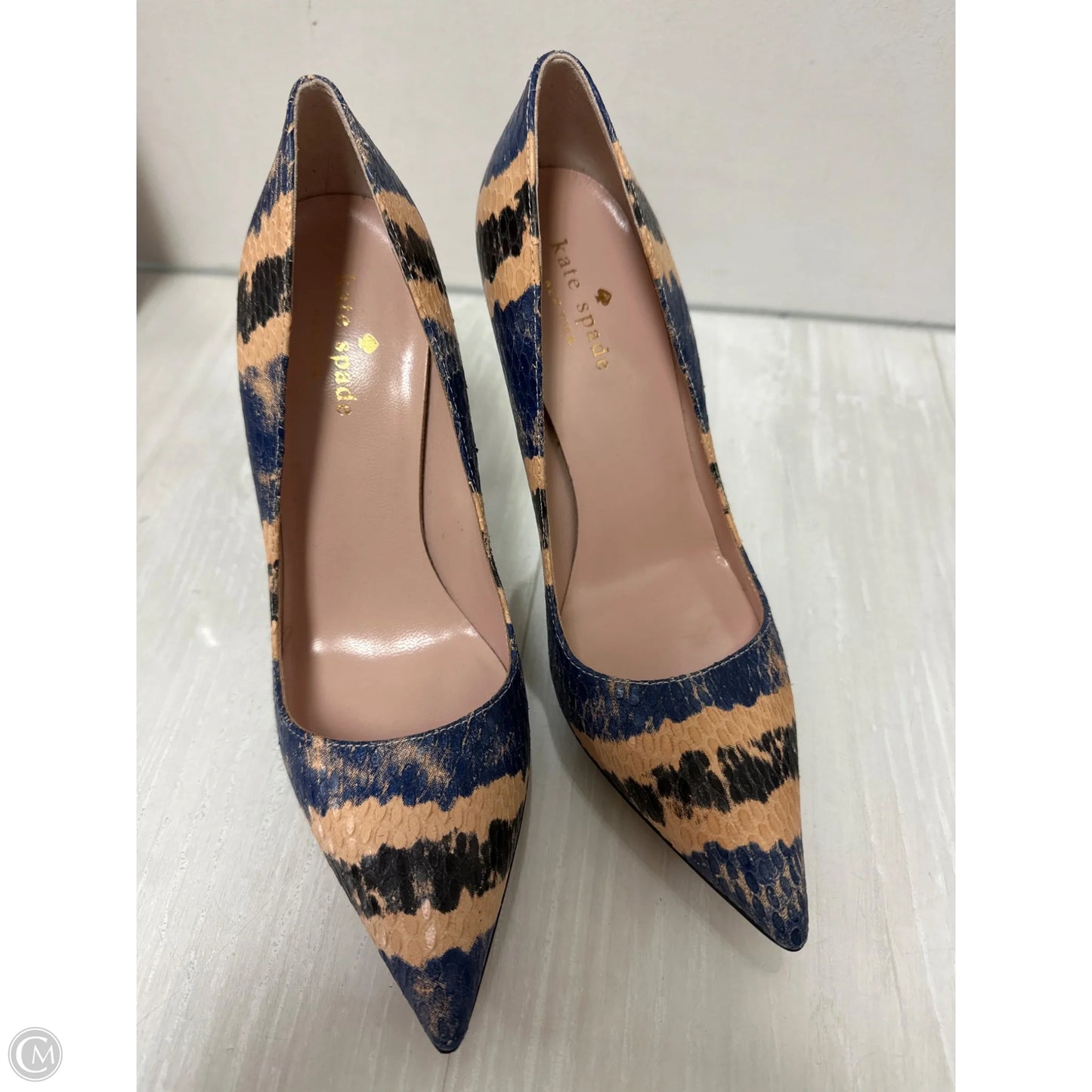 Shoes Designer By Kate Spade In Snakeskin Print, Size: 6.5