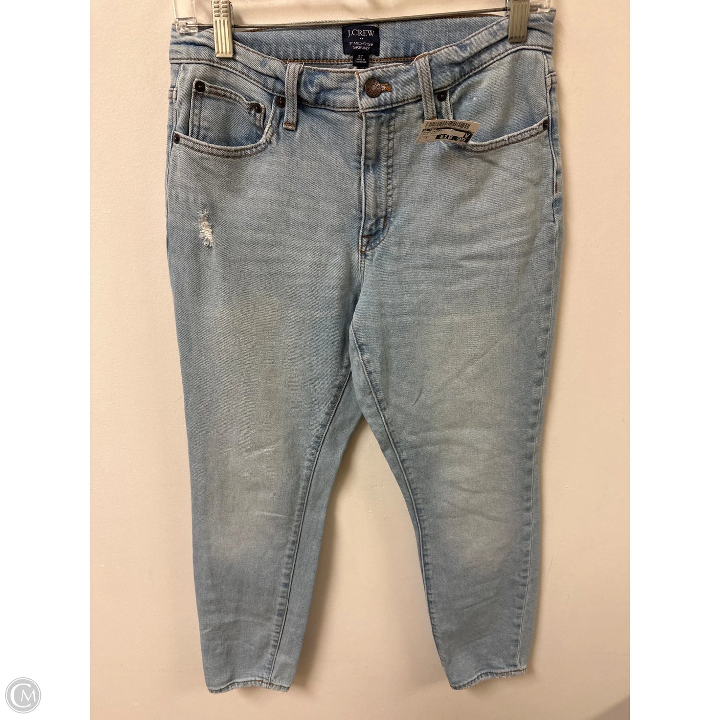 Jeans Skinny By J. Crew In Blue Denim, Size: 4