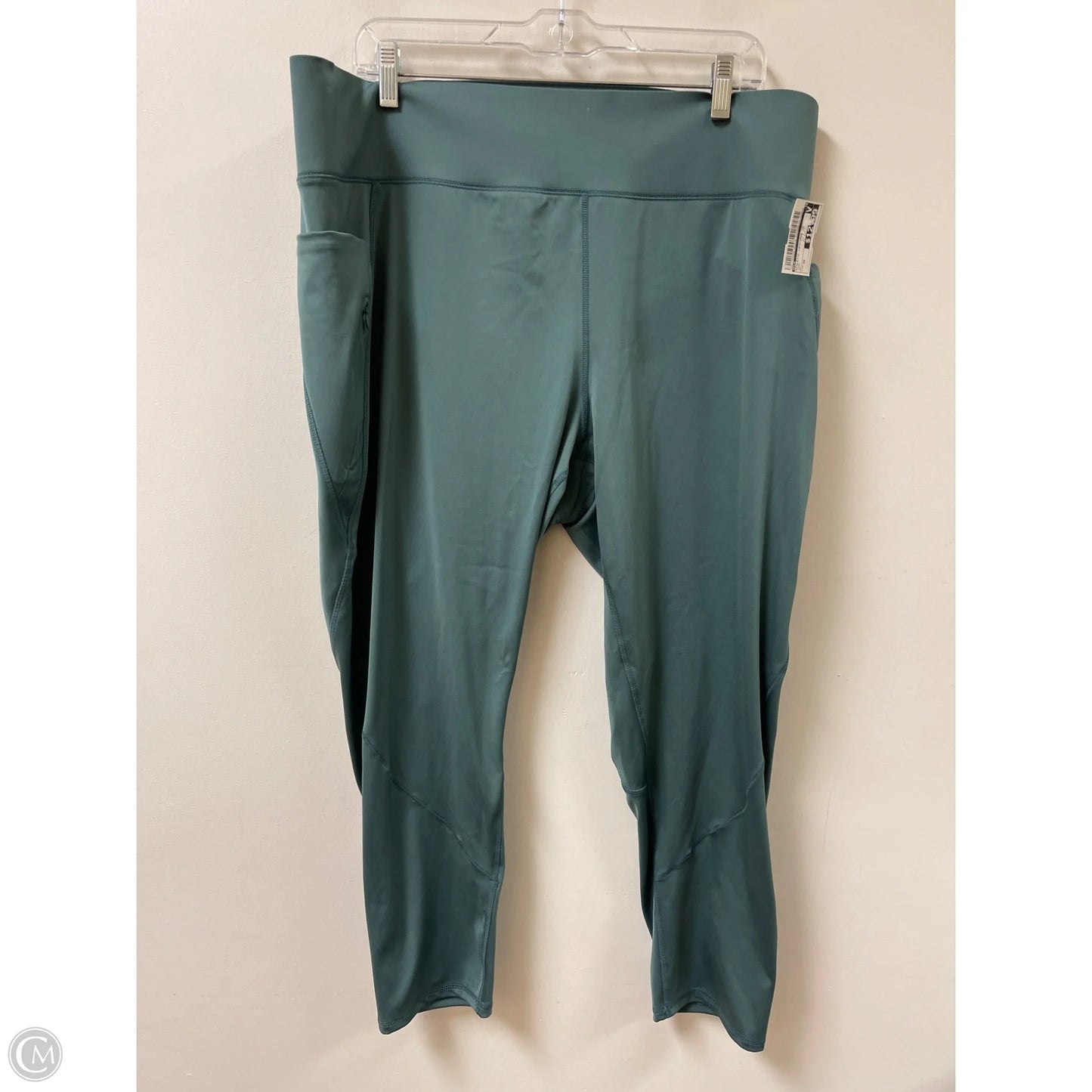 Athletic Leggings By Flx In Teal, Size: 3x