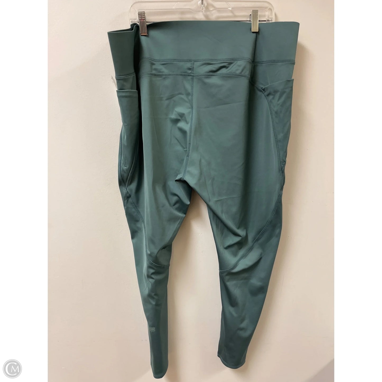 Athletic Leggings By Flx In Green, Size: 3x