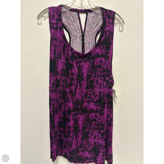 Athletic Top Short Sleeve By Livi Active In Purple, Size: 4x