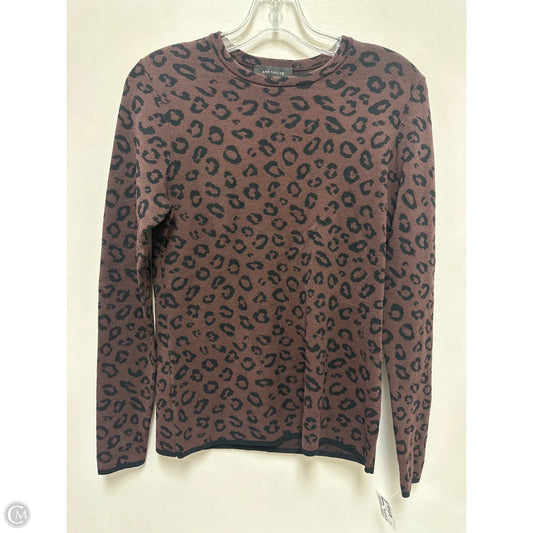 Top Long Sleeve By Ann Taylor In Animal Print, Size: S