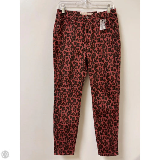 Jeans Straight By Soft Surroundings In Animal Print, Size: 8