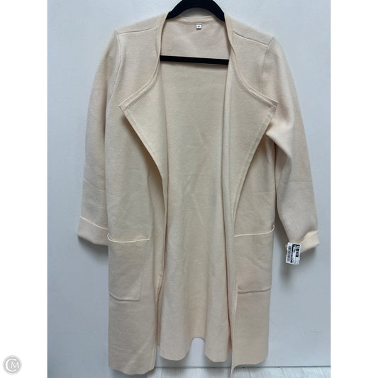 Cardigan By Clothes Mentor In Cream, Size: M