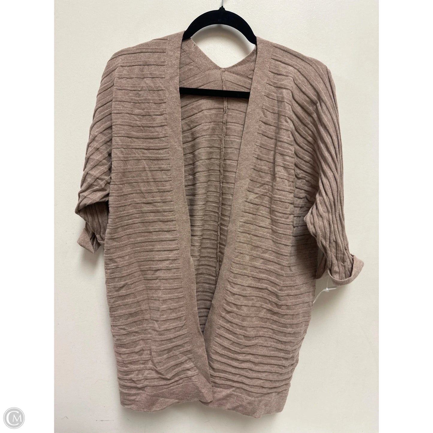 Sweater Cardigan By Clothes Mentor In Beige, Size: M