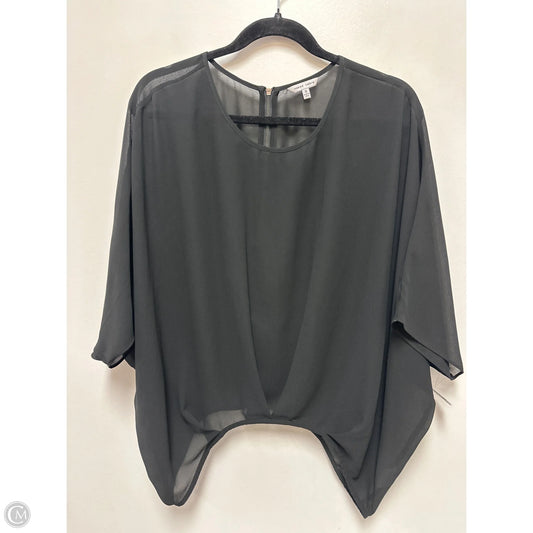 Top Short Sleeve By Naked Zebra In Black, Size: S