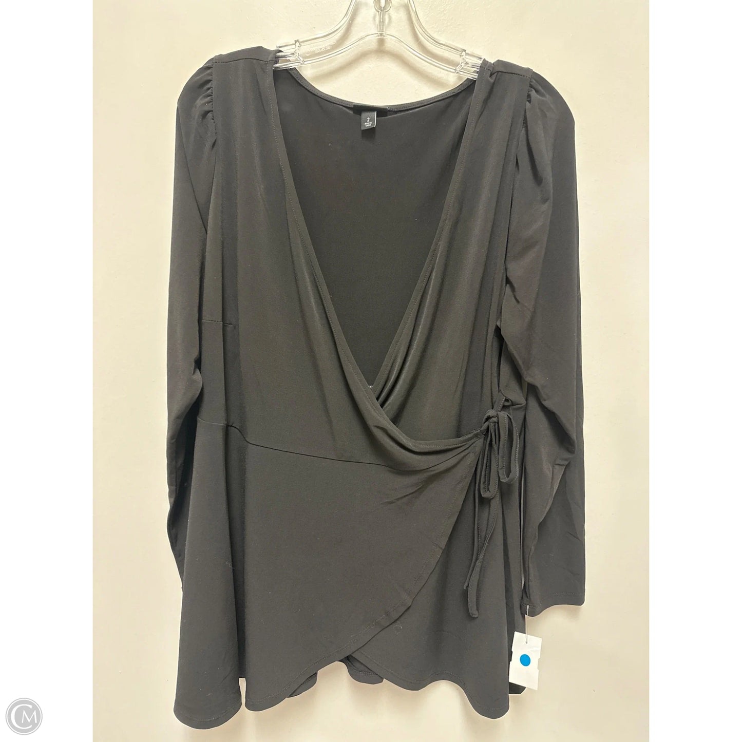 Top Long Sleeve By Torrid In Black, Size: 2x