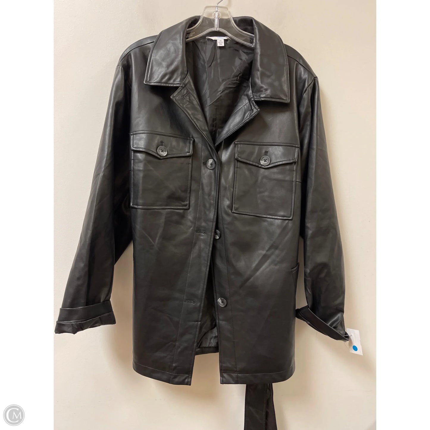 Coat Other By Time And Tru In Black, Size: 1x