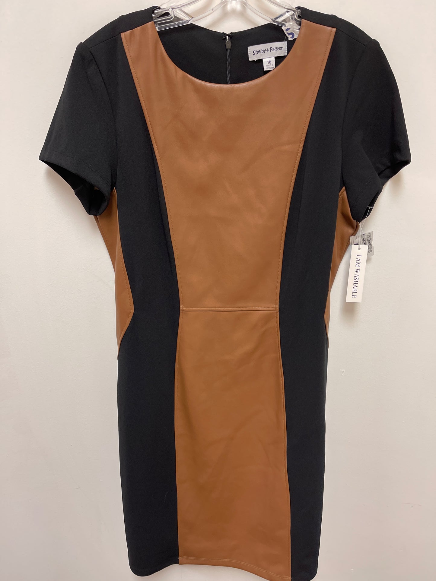 Dress Casual Midi By Shelby And Palmer In Black & Brown, Size: Xl