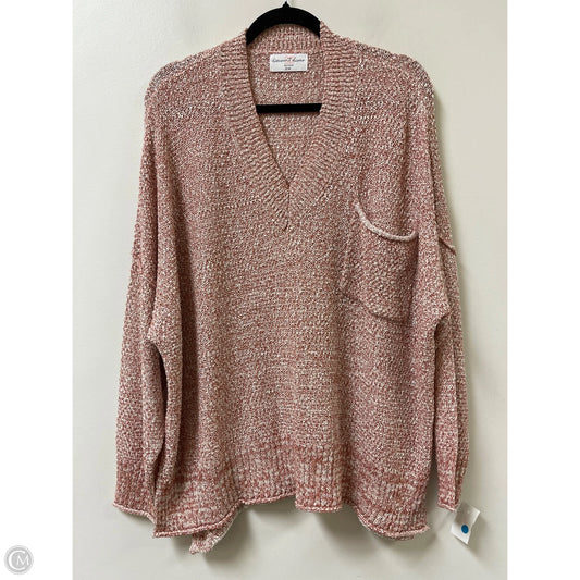 Sweater By Clothes Mentor In Orange, Size: S