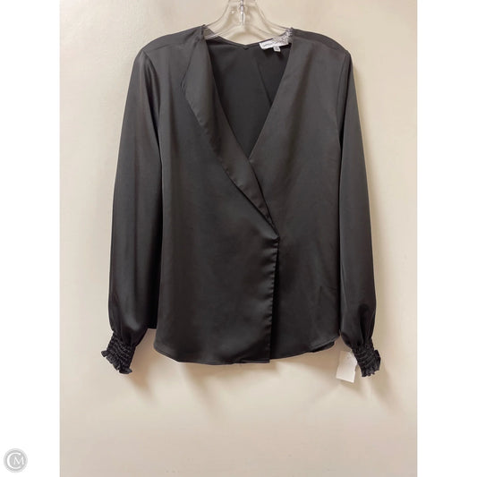 Top Long Sleeve By Gibson And Latimer In Black, Size: M
