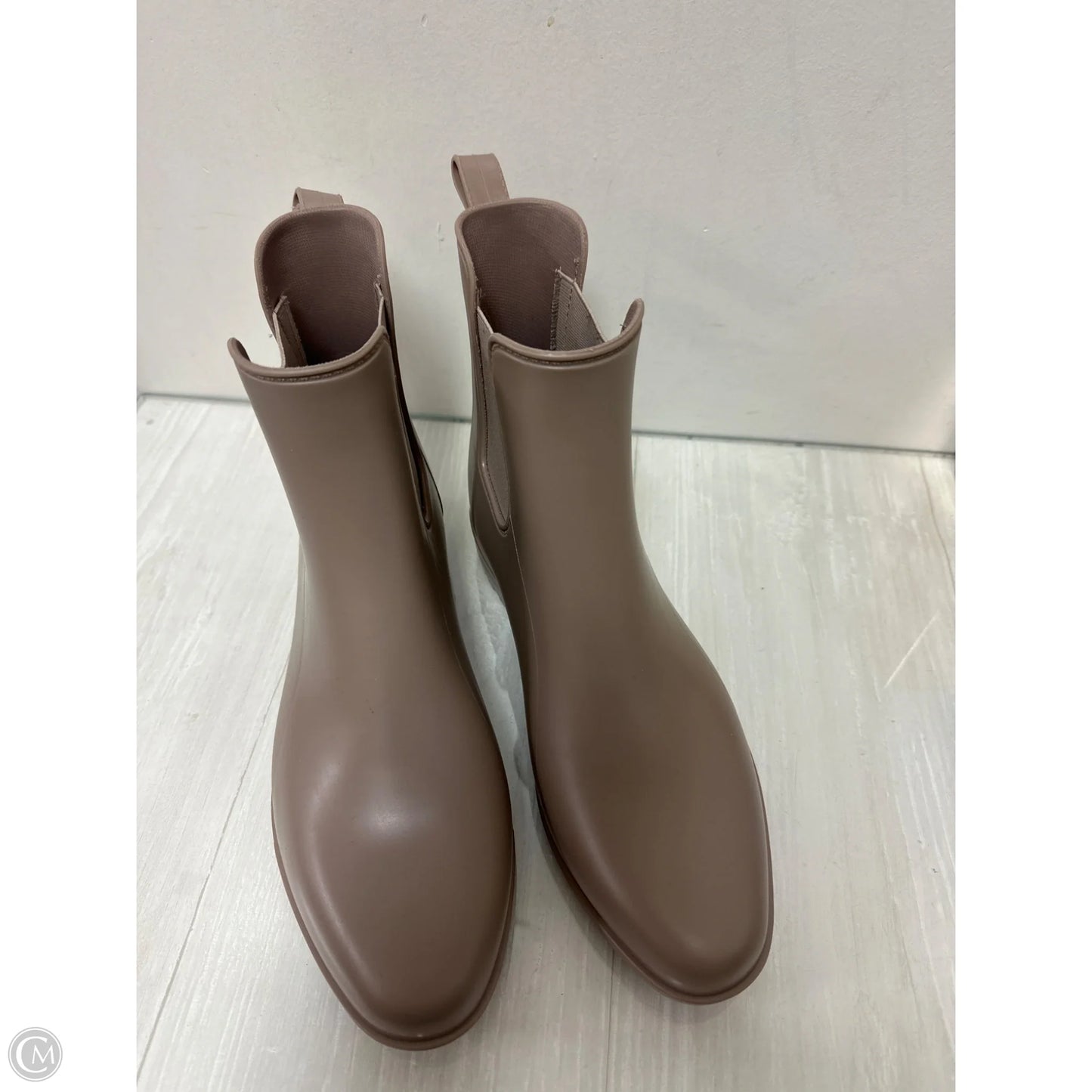Boots Rain By A New Day In Tan, Size: 10