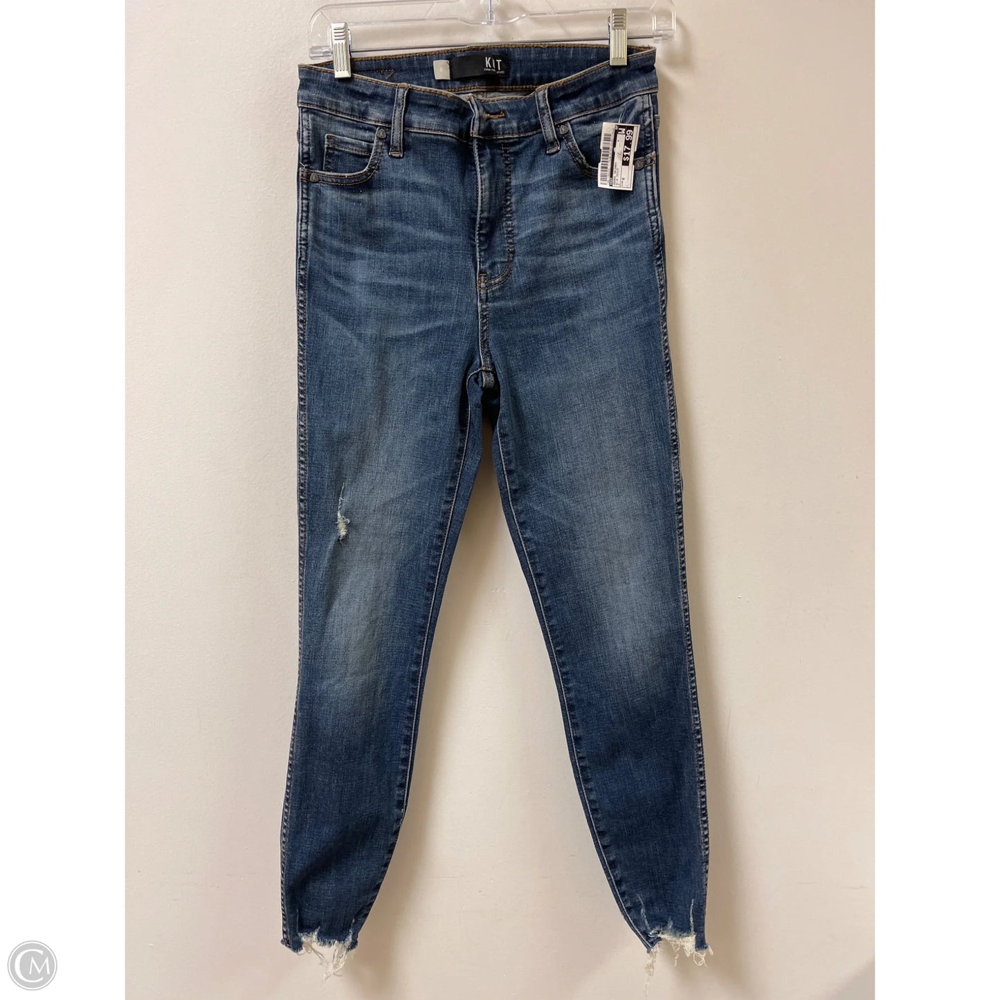 Jeans Skinny By Kut In Blue Denim, Size: 0