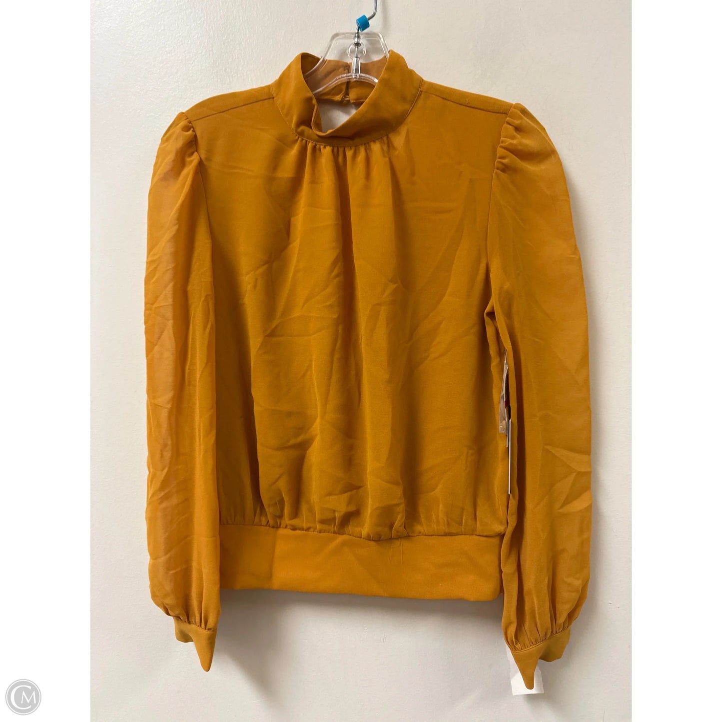 Top Long Sleeve By 1.state In Yellow, Size: Xs