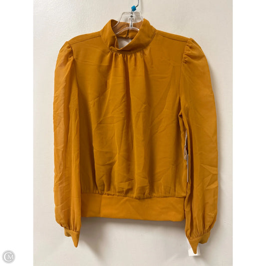 Top Long Sleeve By 1.state In Yellow, Size: Xs