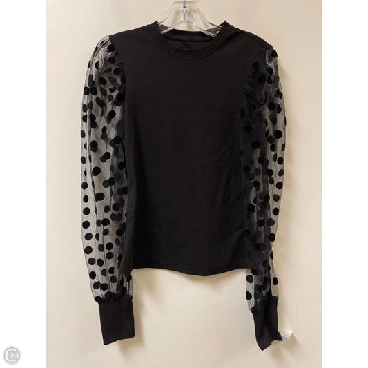 Top Long Sleeve By Clothes Mentor In Black, Size: S