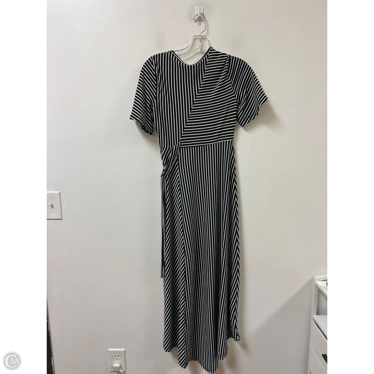 Dress Casual Maxi By Shein In Black & White, Size: Xs
