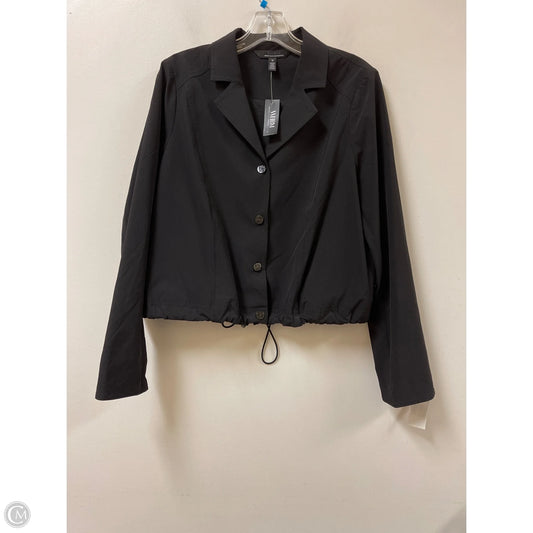 Jacket Windbreaker By White House Black Market In Black, Size: M