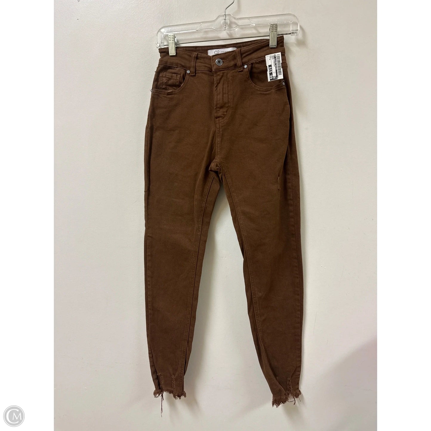Jeans Straight By Clothes Mentor In Brown, Size: 4