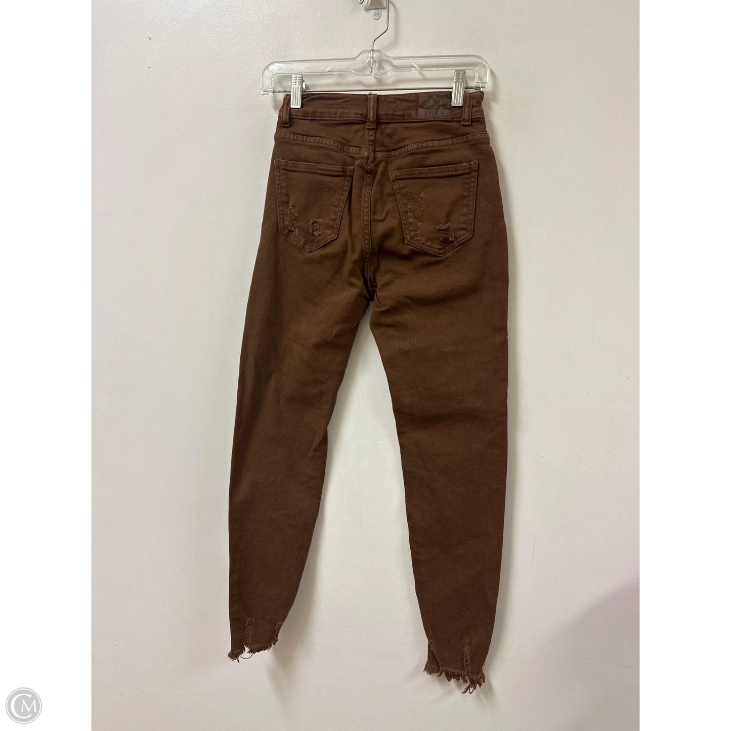 Jeans Straight By Clothes Mentor In Brown, Size: 4