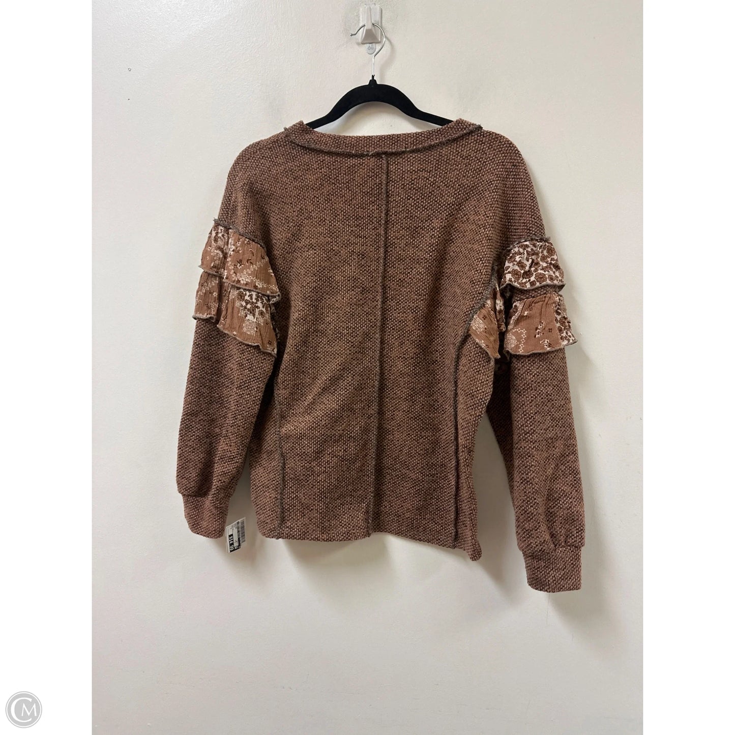 Sweater By Clothes Mentor In Brown, Size: M